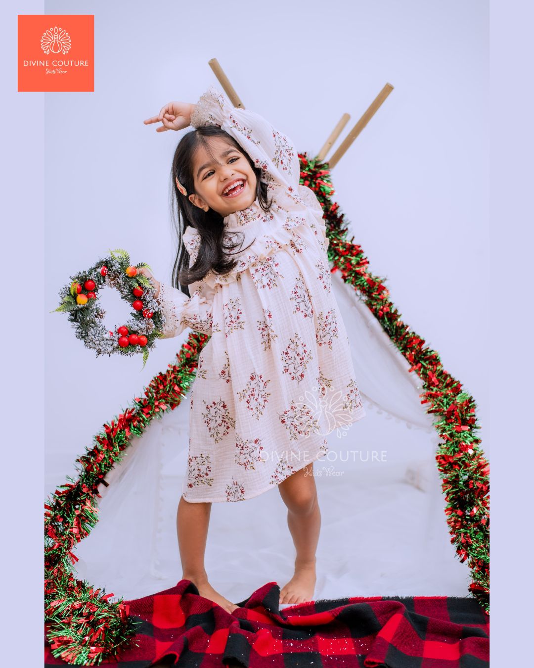 3.Merry Berry Blossom Dress