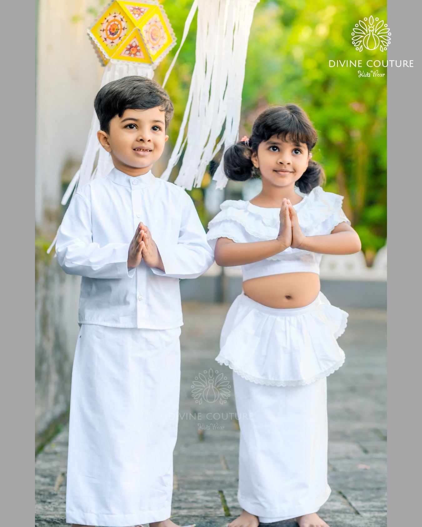 Three Frill Half Saree/national Kit