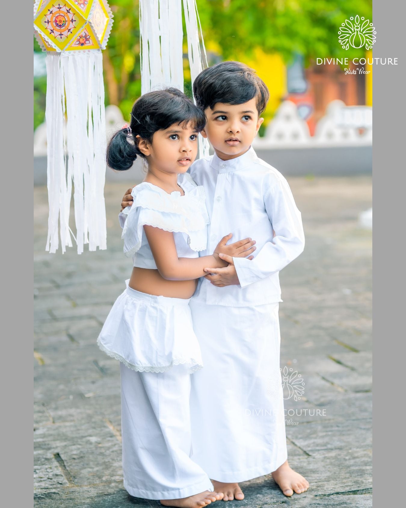 Three Frill Half Saree/national Kit