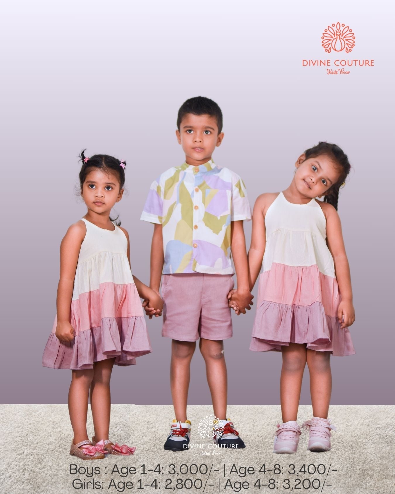 Pastel Harmony Sibling Set