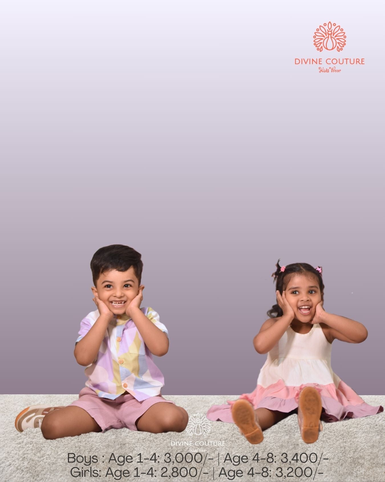 Pastel Harmony Sibling Set
