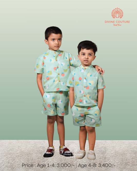 Tropical Breeze Shirt & Shorts Set